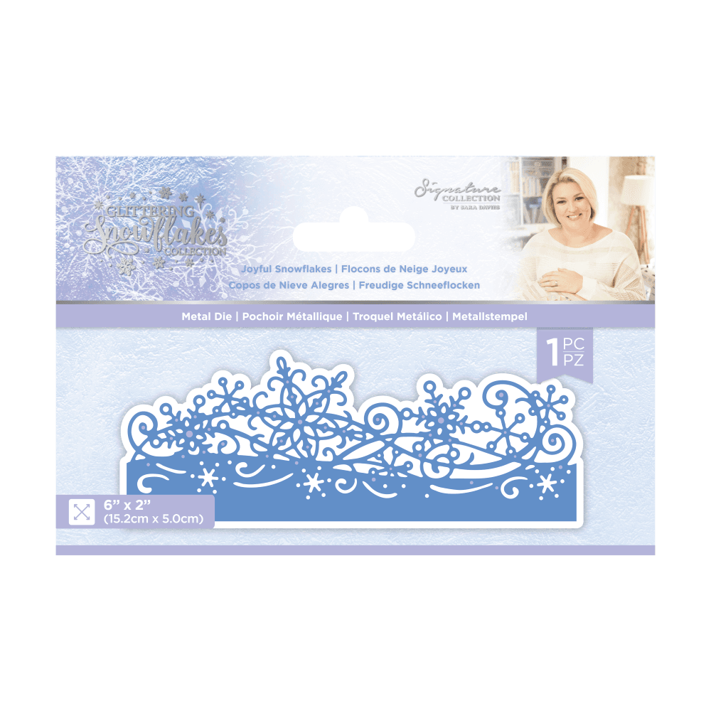 Crafter's Companion Glittering Snowflakes Joyful Snowflakes Die (S-GS-MD-JOSN) Crafter's Companion Glittering Snowflakes Joyful Snowflakes Die (S-GS-MD-JOSN)