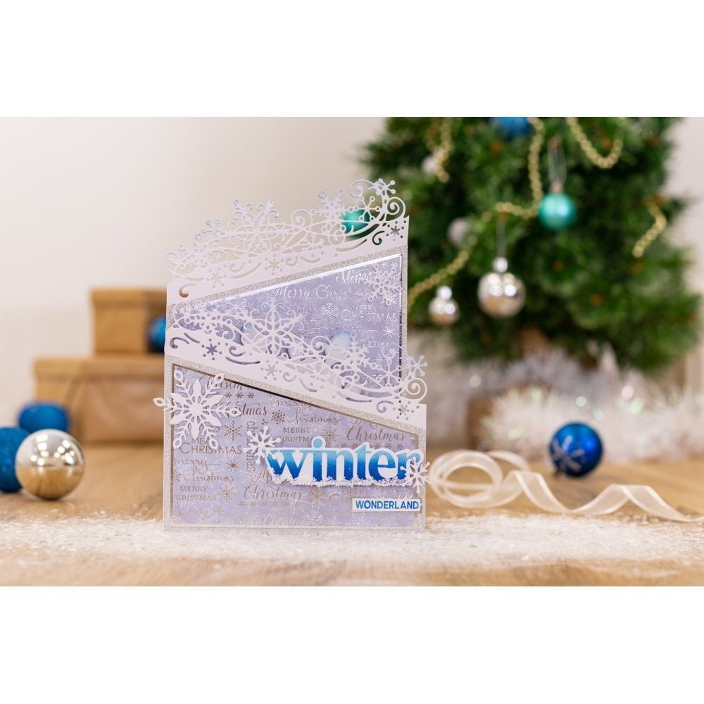 Crafter's Companion Glittering Snowflakes Joyful Snowflakes Die (S-GS-MD-JOSN) Crafter's Companion Glittering Snowflakes Joyful Snowflakes Die (S-GS-MD-JOSN)