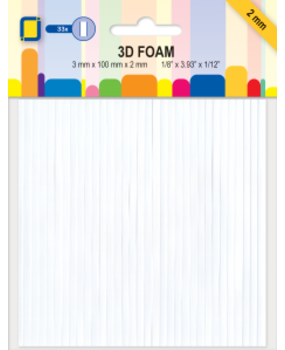 JEJE Produkt 3D Foam LINES 3 mm x 100 mm x 2 mm (3.3055)