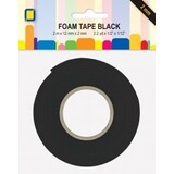 JEJE Produkt Foam Tape Black 2 m x 12 mm x 2 mm (3.3022)