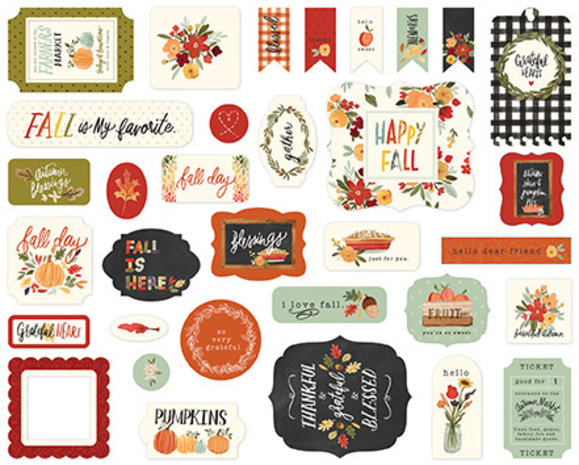 Carta Bella Hello Autumn Ephemera (CBHEA122024) Carta Bella Hello Autumn Ephemera (CBHEA122024)