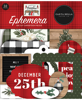 Carta Bella Farmhouse Christmas Ephemera (CBFAC123024) Carta Bella Farmhouse Christmas Ephemera (CBFAC123024)