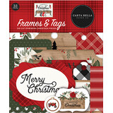 Carta Bella Farmhouse Christmas Ephemera Frames & Tags (CBFAC123025)