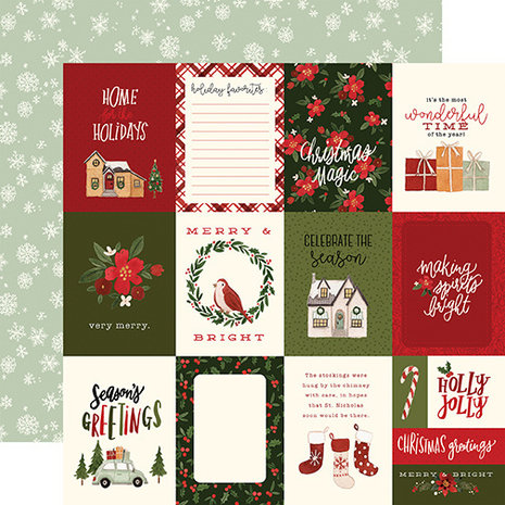 Carta Bella Hello Christmas 12x12 Inch Collection Kit (CBHC124016) Carta Bella Hello Christmas 12x12 Inch Collection Kit (CBHC124016)