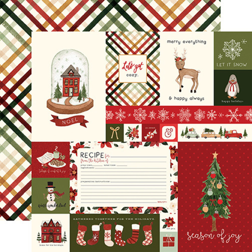 Carta Bella Hello Christmas 12x12 Inch Collection Kit (CBHC124016) Carta Bella Hello Christmas 12x12 Inch Collection Kit (CBHC124016)