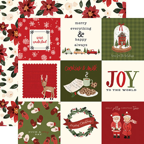 Carta Bella Hello Christmas 12x12 Inch Collection Kit (CBHC124016) Carta Bella Hello Christmas 12x12 Inch Collection Kit (CBHC124016)