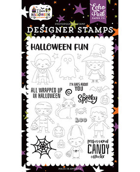 Echo Park I Love Halloween Too Cute To Spook Clear Stamps (ILH218044)