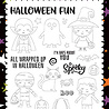 Echo Park I Love Halloween Too Cute To Spook Clear Stamps (ILH218044) Echo Park I Love Halloween Too Cute To Spook Clear Stamps (ILH218044)