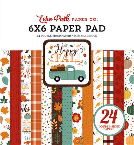 Echo Park Happy Fall 6x6 Inch Paper Pad (HAP219023) Echo Park Happy Fall 6x6 Inch Paper Pad (HAP219023)