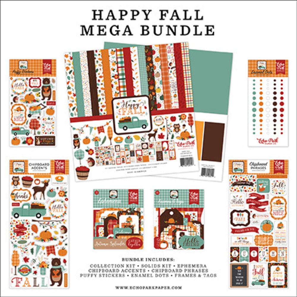 Echo Park Happy Fall Mega Bundle (HAP219050) Echo Park Happy Fall Mega Bundle (HAP219050)