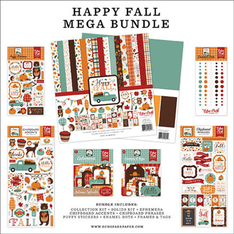 Echo Park Happy Fall Mega Bundle (HAP219050) Echo Park Happy Fall Mega Bundle (HAP219050)