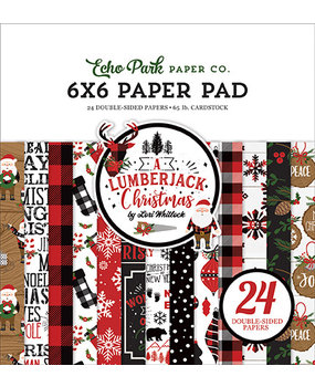 Echo Park A Lumberjack Christmas 6x6 Inch Paper Pad (ALC220023) Echo Park A Lumberjack Christmas 6x6 Inch Paper Pad (ALC220023)