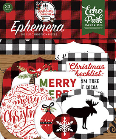 Echo Park A Lumberjack Christmas Ephemera (ALC220024)