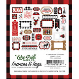 Echo Park A Lumberjack Christmas Ephemera Frames & Tags (ALC220025)