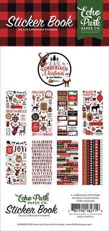 Echo Park A Lumberjack Christmas Sticker Book (ALC220029) Echo Park A Lumberjack Christmas Sticker Book (ALC220029)
