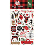 Echo Park A Lumberjack Christmas Puffy Stickers (ALC220066)
