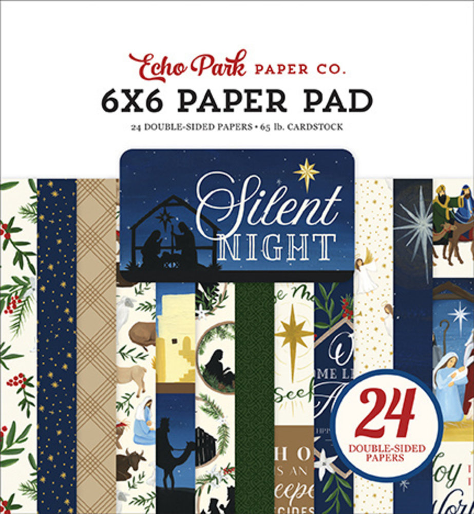 Echo Park Silent Night 6x6 Inch Paper Pad (SN222023) Echo Park Silent Night 6x6 Inch Paper Pad (SN222023)