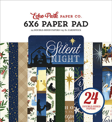 Echo Park Silent Night 6x6 Inch Paper Pad (SN222023) Echo Park Silent Night 6x6 Inch Paper Pad (SN222023)