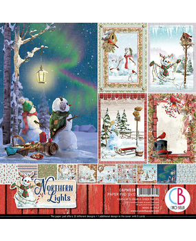 Ciao Bella Papercrafting Northern Lights 12x12 Inch Paper Pad (CBPM038) Ciao Bella Papercrafting Northern Lights 12x12 Inch Paper Pad (CBPM038)