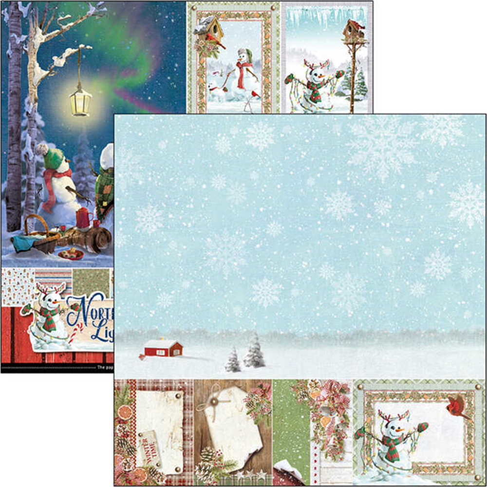 Ciao Bella Papercrafting Northern Lights 12x12 Inch Paper Pad (CBPM038) Ciao Bella Papercrafting Northern Lights 12x12 Inch Paper Pad (CBPM038)
