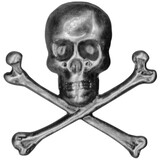 Idea-ology Tim Holtz Adornments Crossbones (TH93089)