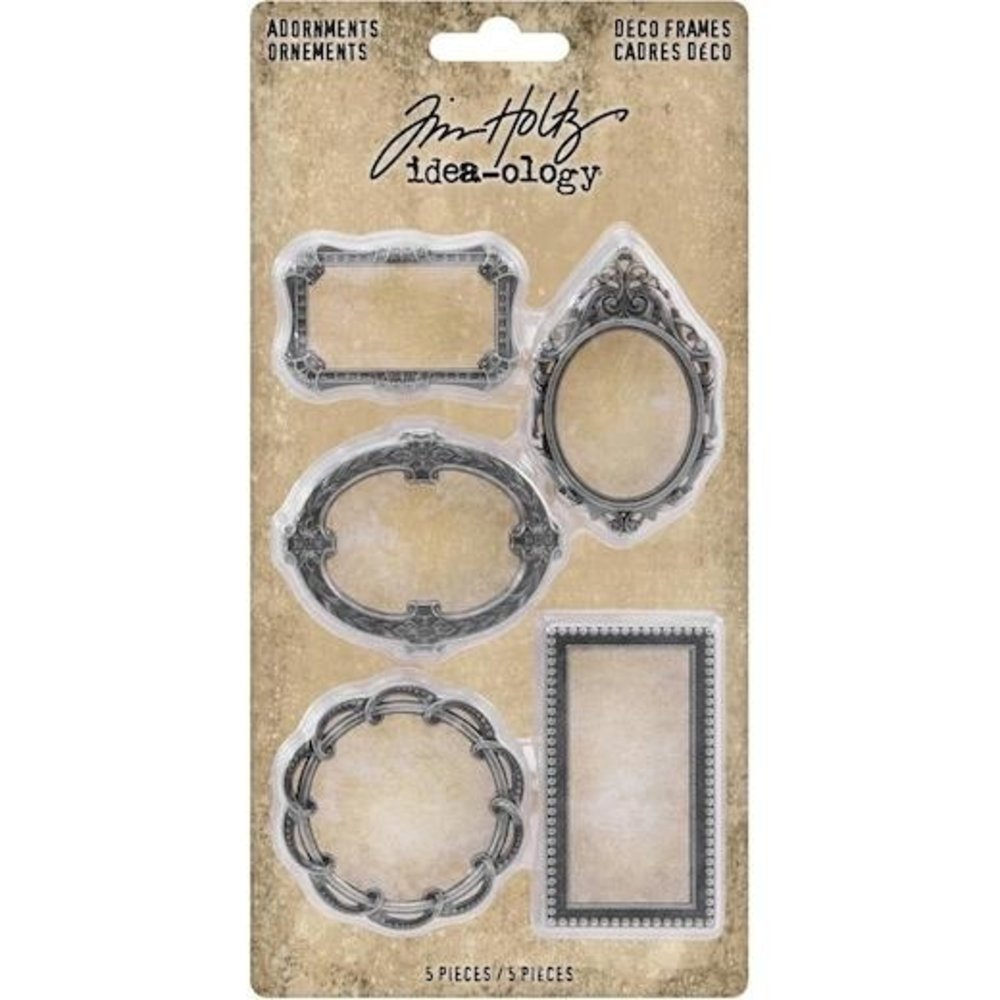 Idea-ology Tim Holtz Adornments Deco Frames (TH93792)