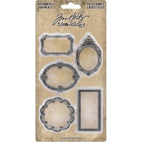 Idea-ology Tim Holtz Adornments Deco Frames (TH93792)