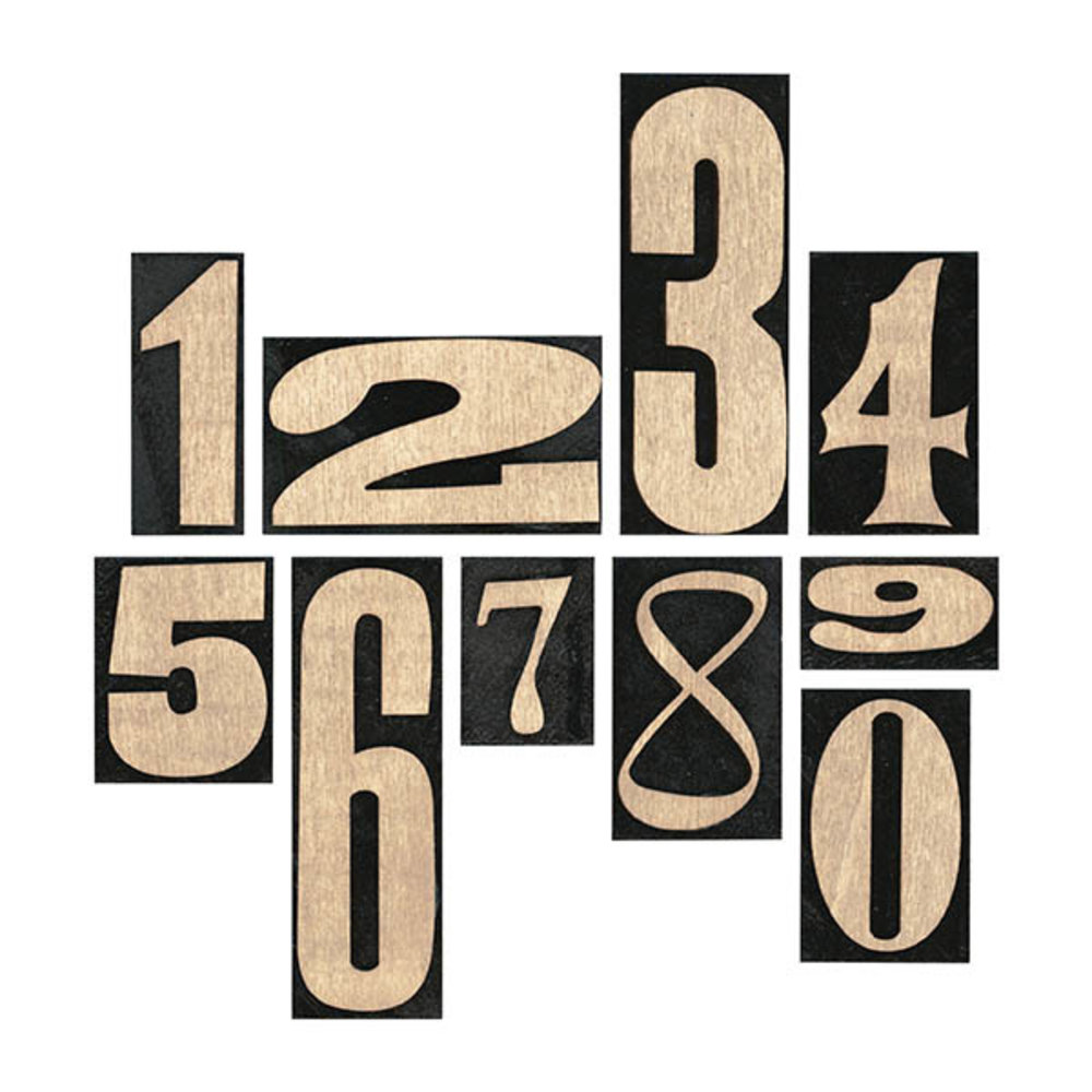 Idea-ology Tim Holtz Number Blocks (TH94037) Idea-ology Tim Holtz Number Blocks (TH94037)