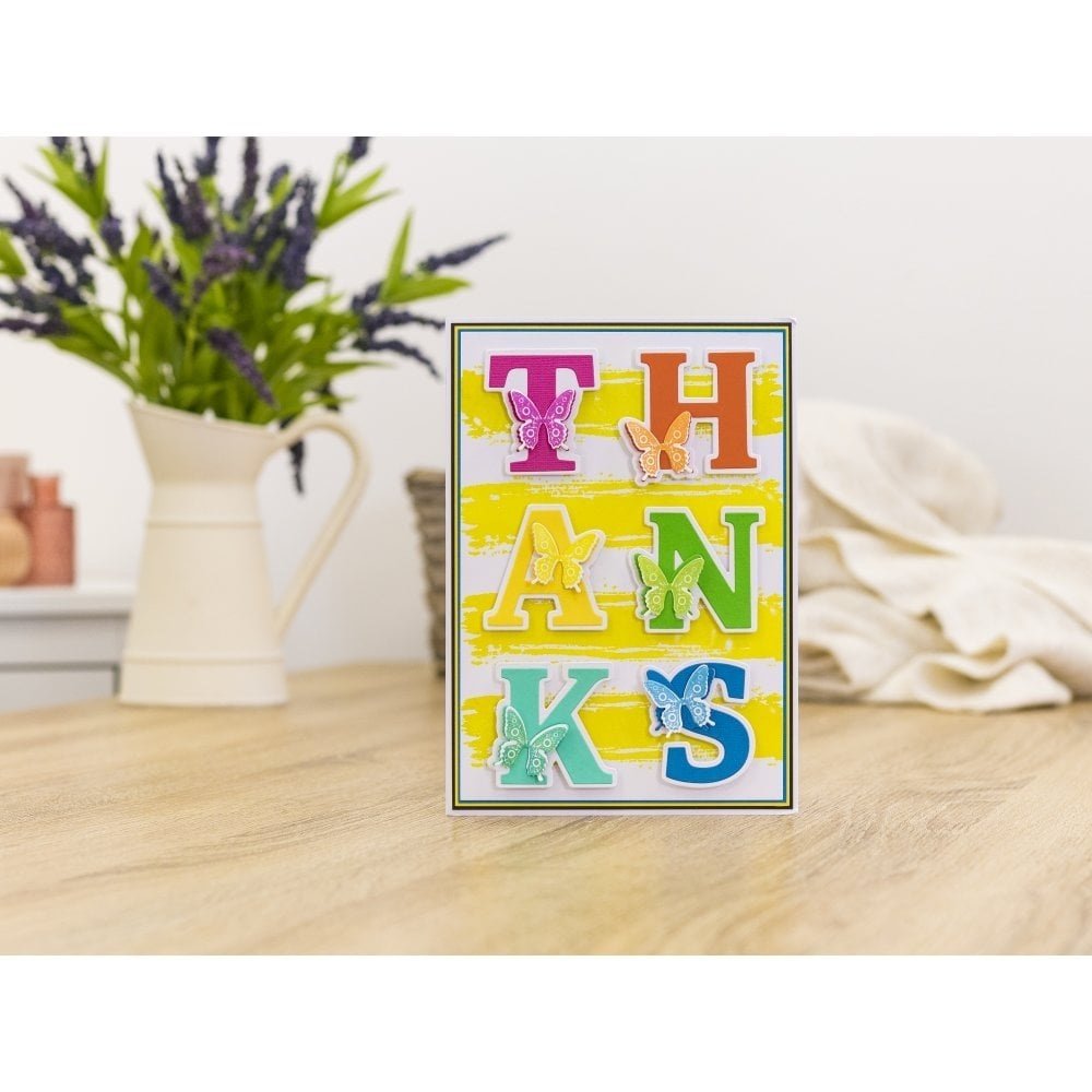 Gemini Butterfly Alphabet Expressions Dies Uppercase Letters (GEM-MD-EXP-UPPE)