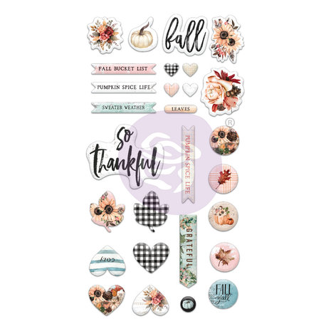 Prima Marketing Inc Pumpkin & Spice Puffy Stickers (647841) Prima Marketing Inc Pumpkin & Spice Puffy Stickers (647841)