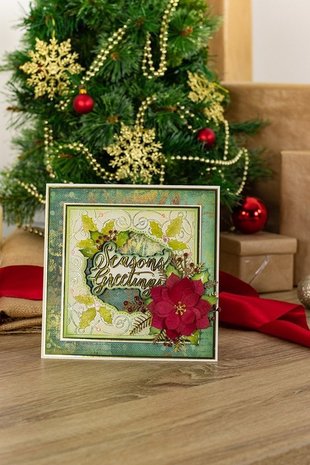 Crafter's Companion Vintage Christmas Elegant Holly Cut & Emboss Folder (NG-VIN-CEF-EHOL) Crafter's Companion Vintage Christmas Elegant Holly Cut & Emboss Folder (NG-VIN-CEF-EHOL)