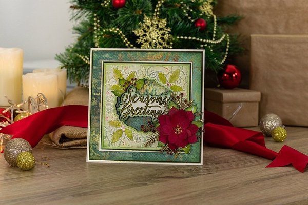 Crafter's Companion Vintage Christmas Season’s Greetings Die (NG-VIN-MD-SEAG) Crafter's Companion Vintage Christmas Season’s Greetings Die (NG-VIN-MD-SEAG)