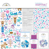Doodlebug Design Inc. Winter Wonderland 12x12 Inch Essentials Kit (6547)