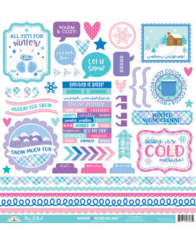 Doodlebug Design Inc. Winter Wonderland This & That Stickers (6563) Doodlebug Design Inc. Winter Wonderland This & That Stickers (6563)