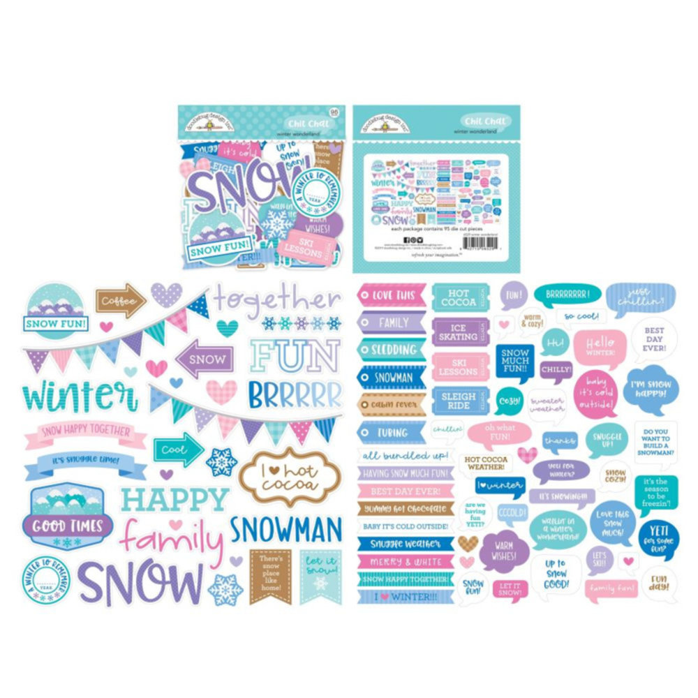Doodlebug Design Inc. Winter Wonderland Chit Chat (95pcs) (6529) Doodlebug Design Inc. Winter Wonderland Chit Chat (95pcs) (6529)