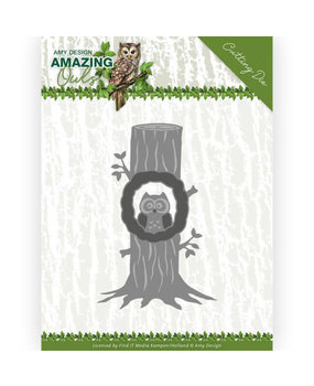 Amy Design Amazing Owls Owl in Tree Die (ADD10218) Amy Design Amazing Owls Owl in Tree Die (ADD10218)