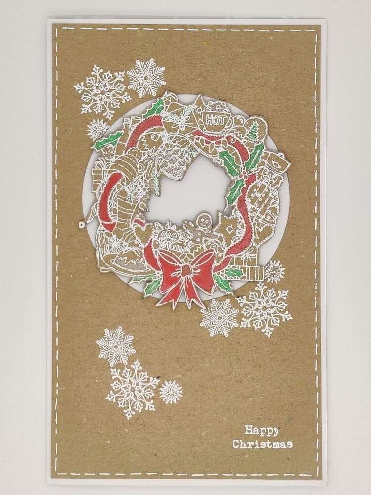 IndigoBlu Nutcracker Wreath A6 Rubber Stamps (IND0668) IndigoBlu Nutcracker Wreath A6 Rubber Stamps (IND0668)