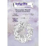 IndigoBlu Nutcracker Wreath A6 Rubber Stamps (IND0668)