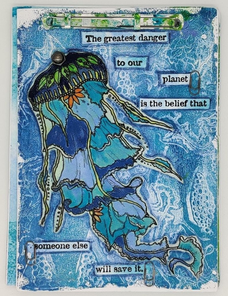 IndigoBlu Jellyfish A6 Rubber Stamps (IND0670)