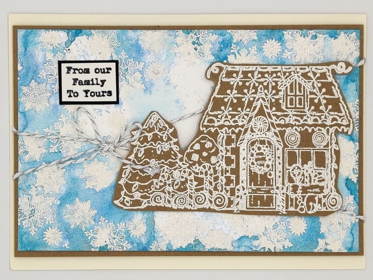 IndigoBlu Gingerbread House A6 Rubber Stamp (IND0673)