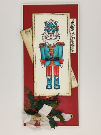 IndigoBlu Gingerbread Nutcracker A6 Rubber Stamps (IND0674) IndigoBlu Gingerbread Nutcracker A6 Rubber Stamps (IND0674)