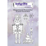 IndigoBlu Gingerbread Nutcracker A6 Rubber Stamps (IND0674)