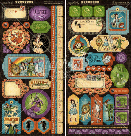 Graphic 45 The Magic of Oz 12x12 Inch Deluxe Collector's Edition (4501899) Graphic 45 The Magic of Oz 12x12 Inch Deluxe Collector's Edition (4501899)