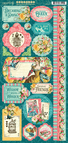 Graphic 45 Ephemera Queen Stickers (4502107) Graphic 45 Ephemera Queen Stickers (4502107)