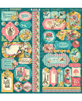 Graphic 45 Ephemera Queen Stickers (4502107) Graphic 45 Ephemera Queen Stickers (4502107)