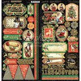 Graphic 45 Christmas Time Stickers (4502122)