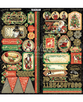 Graphic 45 Christmas Time Stickers (4502122)