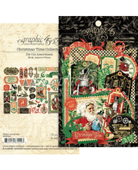 Graphic 45 Christmas Time Die-Cut Assortment (4502124)