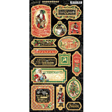 Graphic 45 Christmas Time Chipboard (4502121)