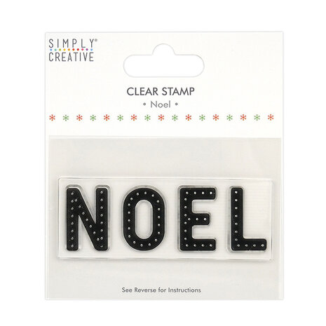 Simply Creative Noel Large Clear Stamps (SCSTP037X20)